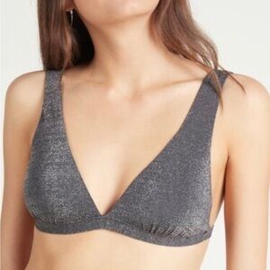 Forever, 21 gray sparkly bralette size small